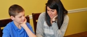 Tutoring young student