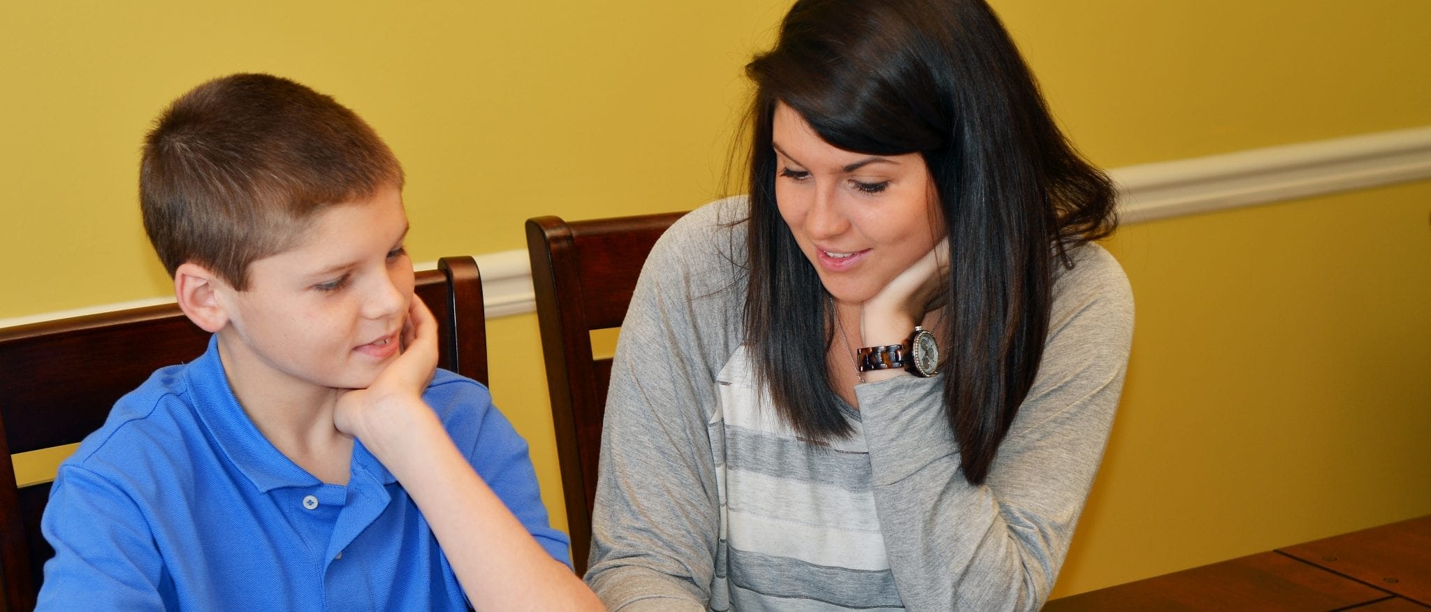 Tutoring young student