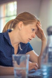 Woman frustrated with EHCP