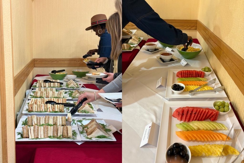 light lunch at nasen workshop